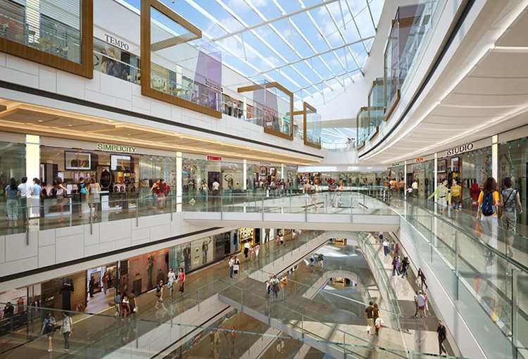 內(nèi)蒙呼倫貝爾商場電梯幕墻裝飾工程